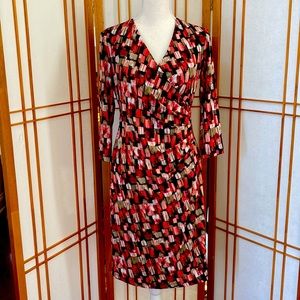 Alexa B Faux Wrap Dress